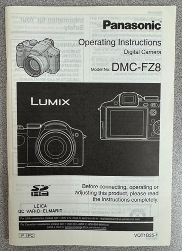 Panasonic dmc fz8 guida per - guida,